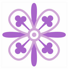 Load image into Gallery viewer, Mosaic Tile Stickers, Pack Of 16, All Sizes, Waterproof, Lilac Azulejo Transfers For Kitchen / Bathroom Tiles L02 - Bolsover Designs