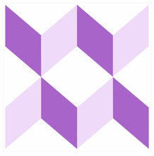 Load image into Gallery viewer, Mosaic Tile Stickers, Pack Of 16, All Sizes, Waterproof, Lilac Azulejo Transfers For Kitchen / Bathroom Tiles L02 - Bolsover Designs