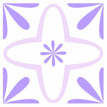 Load image into Gallery viewer, Mosaic Tile Stickers, Pack Of 16, All Sizes, Waterproof, Lilac Azulejo Transfers For Kitchen / Bathroom Tiles L02 - Bolsover Designs