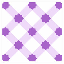 Load image into Gallery viewer, Mosaic Tile Stickers, Pack Of 16, All Sizes, Waterproof, Lilac Azulejo Transfers For Kitchen / Bathroom Tiles L02 - Bolsover Designs