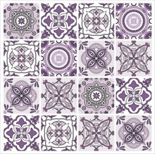Load image into Gallery viewer, Mosaic Tile Stickers, Pack Of 24, All Sizes, Waterproof, Transfers For Kitchen / Bathroom Tiles L03 - Bolsover Designs
