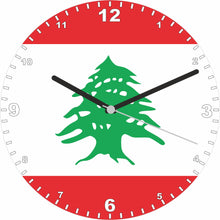 Load image into Gallery viewer, Flag Clock - Beginning With H - Q, Flag Of Your Chosen Country On A Quartz Clock, Stand or Wall Mounted, 200mm