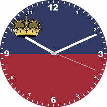 Load image into Gallery viewer, Flag Clock - Beginning With H - Q, Flag Of Your Chosen Country On A Quartz Clock, Stand or Wall Mounted, 200mm