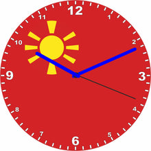 Load image into Gallery viewer, Flag Clock - Beginning With H - Q, Flag Of Your Chosen Country On A Quartz Clock, Stand or Wall Mounted, 200mm