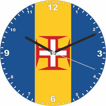 Load image into Gallery viewer, Flag Clock - Beginning With H - Q, Flag Of Your Chosen Country On A Quartz Clock, Stand or Wall Mounted, 200mm