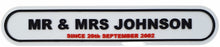 Load image into Gallery viewer, Mr & Mrs 3D Wall Sign, Weding Day or Anniversary Present,3 Designs, No Drilling - Bolsover Designs
