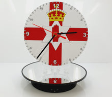 Load image into Gallery viewer, Flag Clock - Beginning With H - Q, Flag Of Your Chosen Country On A Quartz Clock, Stand or Wall Mounted, 200mm