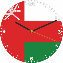 Load image into Gallery viewer, Flag Clock - Beginning With H - Q, Flag Of Your Chosen Country On A Quartz Clock, Stand or Wall Mounted, 200mm