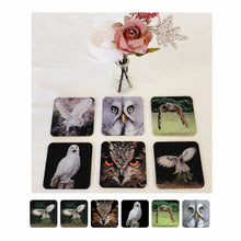 Load image into Gallery viewer, Drinks Coasters, Animal Designs, For Table Top, Mancave Bar, For Coffee Cups, Teacups, Alcoholic Drinks