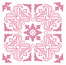 Load image into Gallery viewer, Mosaic Tile Stickers, Pack Of 16, All Sizes, Pink, Waterproof, Transfers For Kitchen / Bathroom Tiles P03 - Bolsover Designs