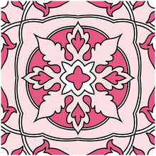 Load image into Gallery viewer, Mosaic Tile Stickers, Pink, Pack Of 24, All Sizes, Waterproof, Transfers For Kitchen / Bathroom Tiles P04 - Bolsover Designs