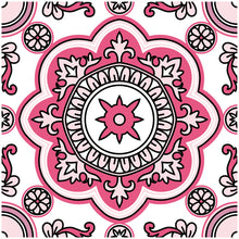 Load image into Gallery viewer, Mosaic Tile Stickers, Pink, Pack Of 24, All Sizes, Waterproof, Transfers For Kitchen / Bathroom Tiles P04 - Bolsover Designs