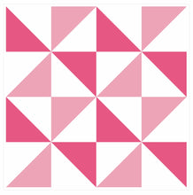 Load image into Gallery viewer, Mosaic Tile Stickers, Pink, Pack Of 16, All Sizes, Waterproof Azulejo Transfers For Kitchen / Bathroom Tiles P05 - Bolsover Designs