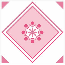 Load image into Gallery viewer, Mosaic Tile Stickers, Pink, Pack Of 24, All Sizes, Waterproof, Azulejo Transfers For Kitchen / Bathroom Tiles P06 - Bolsover Designs