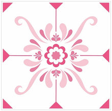 Load image into Gallery viewer, Mosaic Tile Stickers, Pink, Pack Of 24, All Sizes, Waterproof, Azulejo Transfers For Kitchen / Bathroom Tiles P06 - Bolsover Designs