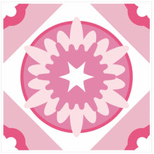 Load image into Gallery viewer, Mosaic Tile Stickers, Pink, Pack Of 24, All Sizes, Waterproof, Azulejo Transfers For Kitchen / Bathroom Tiles P08 - Bolsover Designs