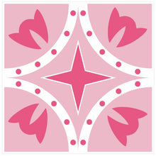 Load image into Gallery viewer, Mosaic Tile Stickers, Pink, Pack Of 24, All Sizes, Waterproof, Azulejo Transfers For Kitchen / Bathroom Tiles P08 - Bolsover Designs
