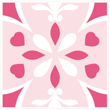 Load image into Gallery viewer, Mosaic Tile Stickers, Pink, Pack Of 24, All Sizes, Waterproof, Azulejo Transfers For Kitchen / Bathroom Tiles P08 - Bolsover Designs