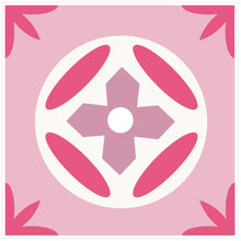 Load image into Gallery viewer, Mosaic Tile Stickers, Pink, Pack Of 24, All Sizes, Waterproof, Azulejo Transfers For Kitchen / Bathroom Tiles P08 - Bolsover Designs
