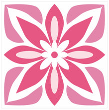 Load image into Gallery viewer, Mosaic Tile Stickers, Pink, Pack Of 24, All Sizes, Waterproof, Azulejo Transfers For Kitchen / Bathroom Tiles P08 - Bolsover Designs