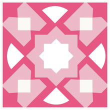 Load image into Gallery viewer, Mosaic Tile Stickers, Pink, Pack Of 24, All Sizes, Waterproof, Azulejo Transfers For Kitchen / Bathroom Tiles P08 - Bolsover Designs