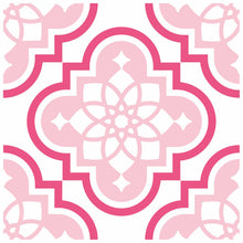 Load image into Gallery viewer, Mosaic Tile Stickers, Pink, Pack Of 16, All Sizes, Waterproof Azulejo Transfers For Kitchen / Bathroom Tiles P01 - Bolsover Designs