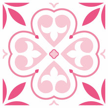 Load image into Gallery viewer, Mosaic Tile Stickers, Pink, Pack Of 16, All Sizes, Waterproof Azulejo Transfers For Kitchen / Bathroom Tiles P01 - Bolsover Designs