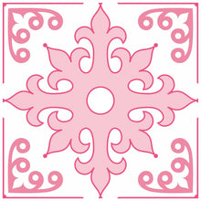 Load image into Gallery viewer, Mosaic Tile Stickers, Pink, Pack Of 16, All Sizes, Waterproof Azulejo Transfers For Kitchen / Bathroom Tiles P01 - Bolsover Designs