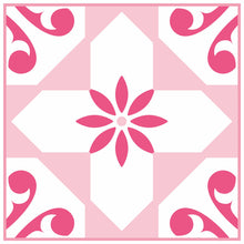 Load image into Gallery viewer, Mosaic Tile Stickers, Pink, Pack Of 16, All Sizes, Waterproof Azulejo Transfers For Kitchen / Bathroom Tiles P01 - Bolsover Designs