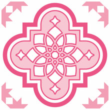 Load image into Gallery viewer, Mosaic Tile Stickers, Pink, Pack Of 16, All Sizes, Waterproof Azulejo Transfers For Kitchen / Bathroom Tiles P01 - Bolsover Designs