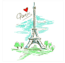 Load image into Gallery viewer, Mosaic Tile Stickers, All Sizes, London New York Paris Rome, Pack Of 8, All Sizes, Waterproof, Transfers For Kitchen / Bathroom Tiles - Bolsover Designs