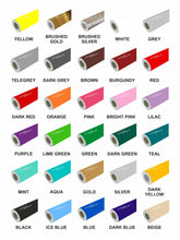 Load image into Gallery viewer, 610mm GLOSS, 50 Metre Log Sign Vinyl, Self Adhesive, For, Signmaking, Wall Art, DIY Sticky Back Plastic, Crafting, Use Indoors or Outdoors - Bolsover Designs