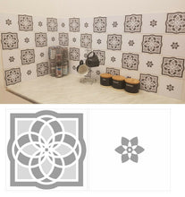 Load image into Gallery viewer, Mosaic Tile Stickers, Pack Of 24, All Sizes, Waterproof, Transfers For Kitchen / Bathroom Tiles G20 - Bolsover Designs
