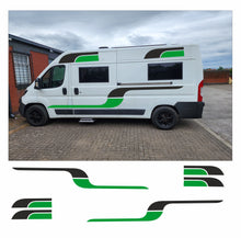 Load image into Gallery viewer, Graphics Decals For Motorhome Caravan Campervan T4 Transit, Sprinter, Vivaro, Many Colors MH52
