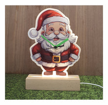 Load image into Gallery viewer, Santa / Father Christmas Night Light, With or Without Clock, Choose From 2 Different Designs, Powered by USB, Great For Any Room at Xmas
