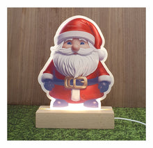 Load image into Gallery viewer, Santa / Father Christmas Night Light, With or Without Clock, Choose From 2 Different Designs, Powered by USB, Great For Any Room at Xmas
