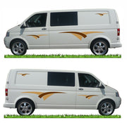 Graphics Decals ForVan Motorhome Caravan Campervan T4 T5 Transit Sprinter MH043 - Bolsover Designs