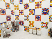 Mosaic Tile Stickers, Pack Of 20, All Sizes, Waterproof, Transfers For Kitchen / Bathroom Tiles C41 - Bolsover Designs