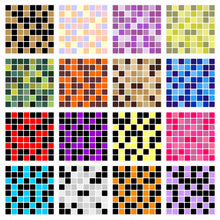 Load image into Gallery viewer, Mosaic Tile Stickers, Pack Of 24, All Sizes, 20 Colour Choices, Waterproof, Azulejo Transfers For Kitchen / Bathroom Tiles - Bolsover Designs
