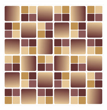 Load image into Gallery viewer, Mosaic Tile Stickers Brown, Pack Of 20, All Sizes, Waterproof, Transfers For Kitchen / Bathroom Tiles BB01 - Bolsover Designs
