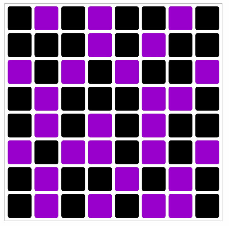 Mosaic Tile Stickers, Pack Of 24, All Sizes, 20 Colour Choices, Waterproof, Azulejo Transfers For Kitchen / Bathroom Tiles - Bolsover Designs