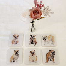 Load image into Gallery viewer, Drinks Coasters, Dog Design, Choose Your Breed, For Table Top, Mancave Bar, For Coffee Cups, Teacups, Alcoholic Drinks, BD1
