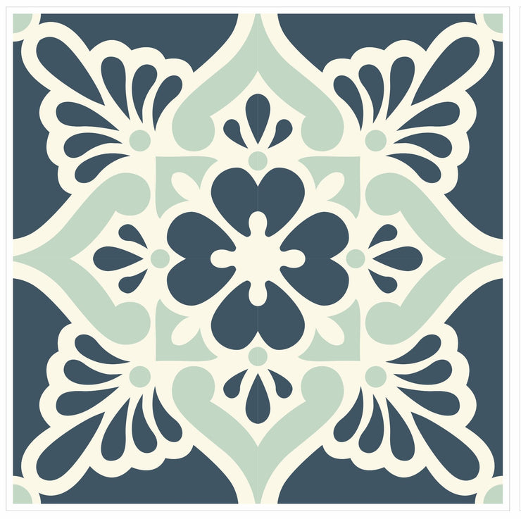 Mosaic Tile Stickers, Pack Of 16, All Sizes, Waterproof, Azulejo Transfers For Kitchen / Bathroom Tiles C16 - Bolsover Designs