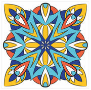 Mosaic Tile Stickers, Pack Of 16, All Sizes, Waterproof, Azulejo Transfers For Kitchen / Bathroom Tiles C19 - Bolsover Designs