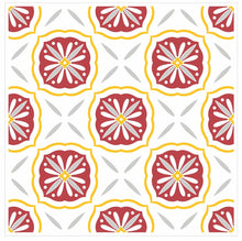 Load image into Gallery viewer, Mosaic Tile Stickers, Pack Of 16, All Sizes, Waterproof, Azulejo Transfers For Kitchen / Bathroom Tiles C22 - Bolsover Designs
