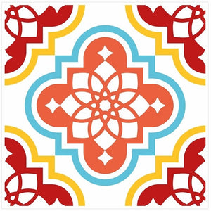 Mosaic Tile Stickers, Pack Of 16, All Sizes, Waterproof, Azulejo Transfers For Kitchen / Bathroom Tiles C46 - Bolsover Designs