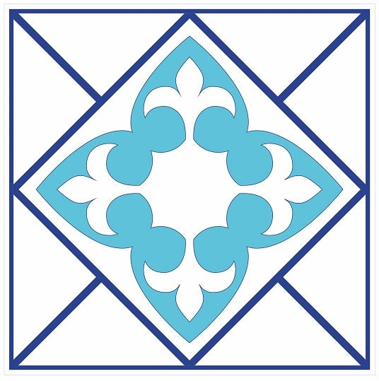 Mosaic Tile Stickers, Pack Of 16, All Sizes, Waterproof, Azulejo Transfers For Kitchen / Bathroom Tiles C46 - Bolsover Designs