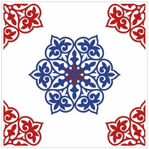 Mosaic Tile Stickers, Pack Of 16, All Sizes, Waterproof, Azulejo Transfers For Kitchen / Bathroom Tiles C49 - Bolsover Designs