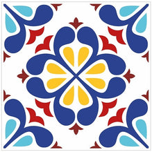 Load image into Gallery viewer, Mosaic Tile Stickers, Pack Of 16, All Sizes, Waterproof, Azulejo Transfers For Kitchen / Bathroom Tiles C49 - Bolsover Designs
