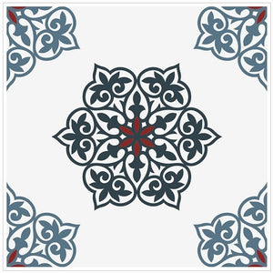 Mosaic Tile Stickers, Pack Of 16, All Sizes, Waterproof, Azulejo Transfers For Kitchen / Bathroom Tiles C50 - Bolsover Designs